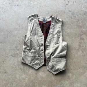 Gap Utility vest mens size S Plaid Lined